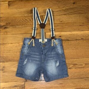 ZARA OVERALL SHORTS
